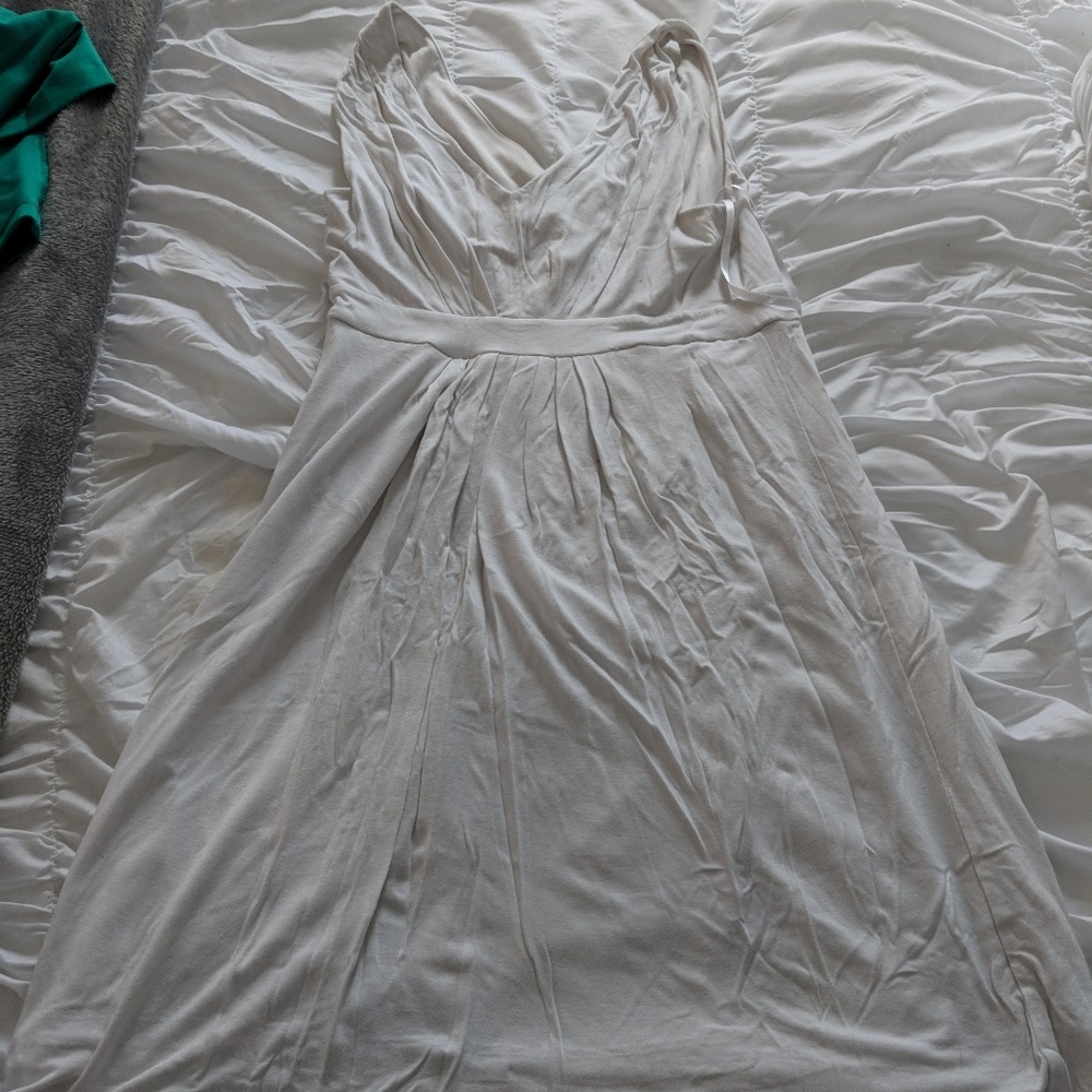 Loft White Dress